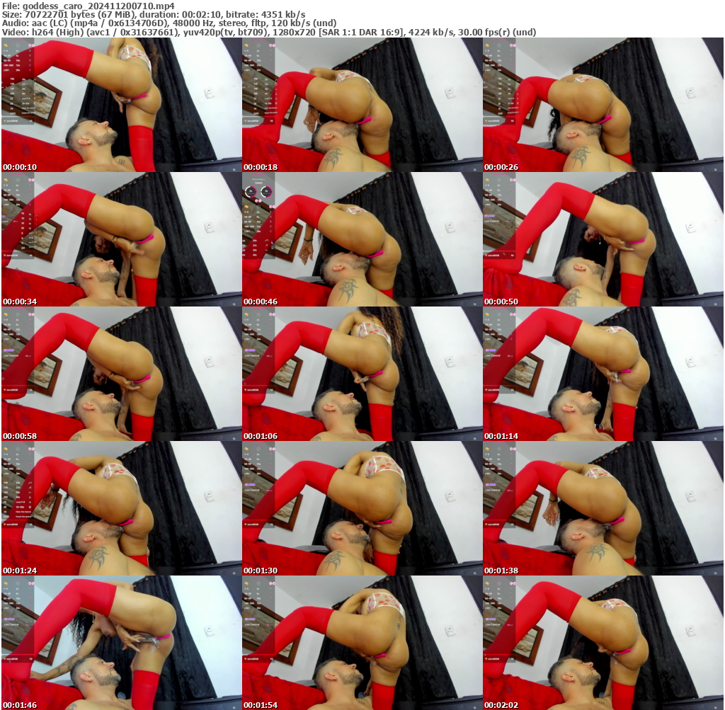 Preview thumb from goddess_caro on 2024-11-20 @ bongacams