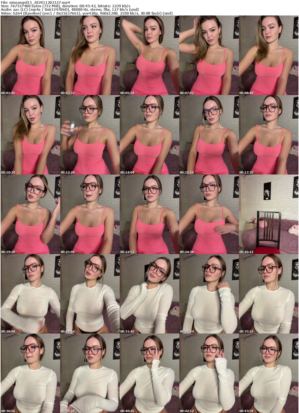 Preview thumb from missangel13 on 2024-11-20 @ bongacams