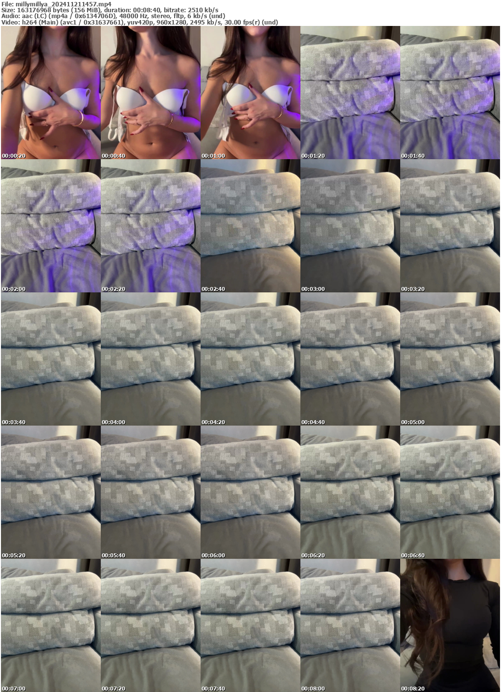 Preview thumb from millymillya on 2024-11-21 @ bongacams