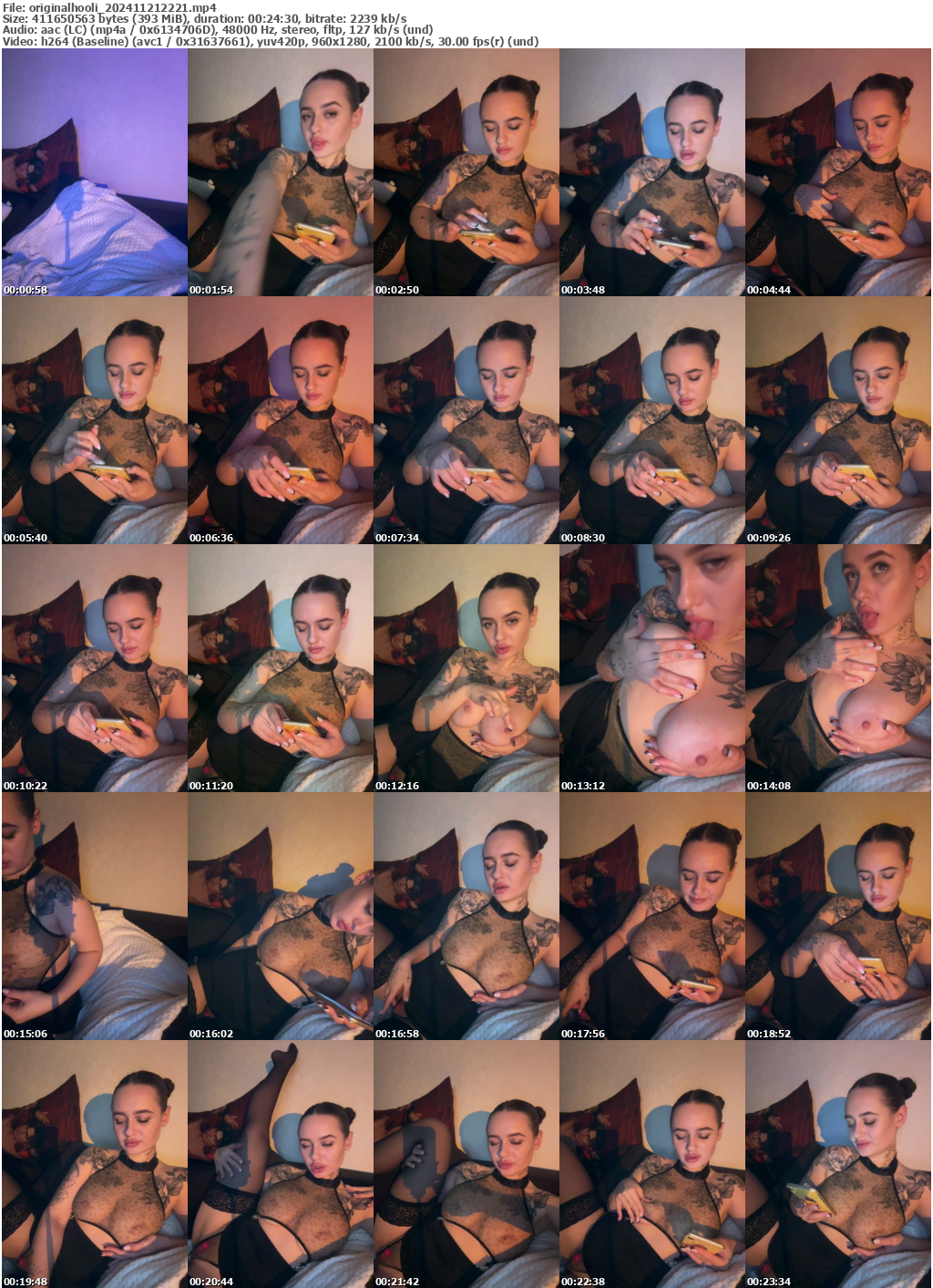 Preview thumb from originalhooli on 2024-11-21 @ bongacams