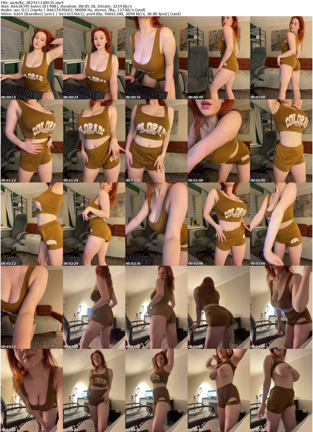 Preview thumb from aariella on 2024-11-22 @ bongacams