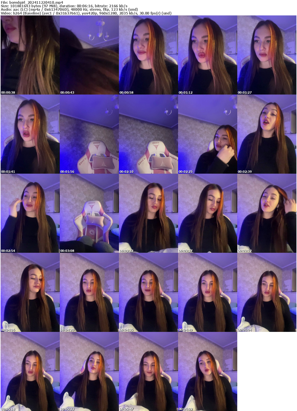 Preview thumb from boredgirl on 2024-11-22 @ bongacams