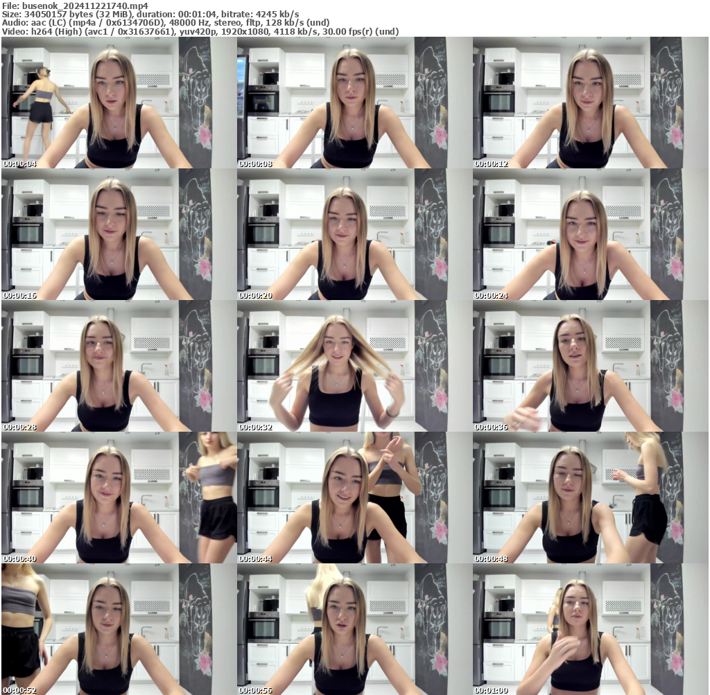 Preview thumb from busenok on 2024-11-22 @ bongacams