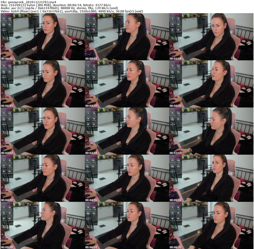 Preview thumb from gennyrock on 2024-11-22 @ bongacams