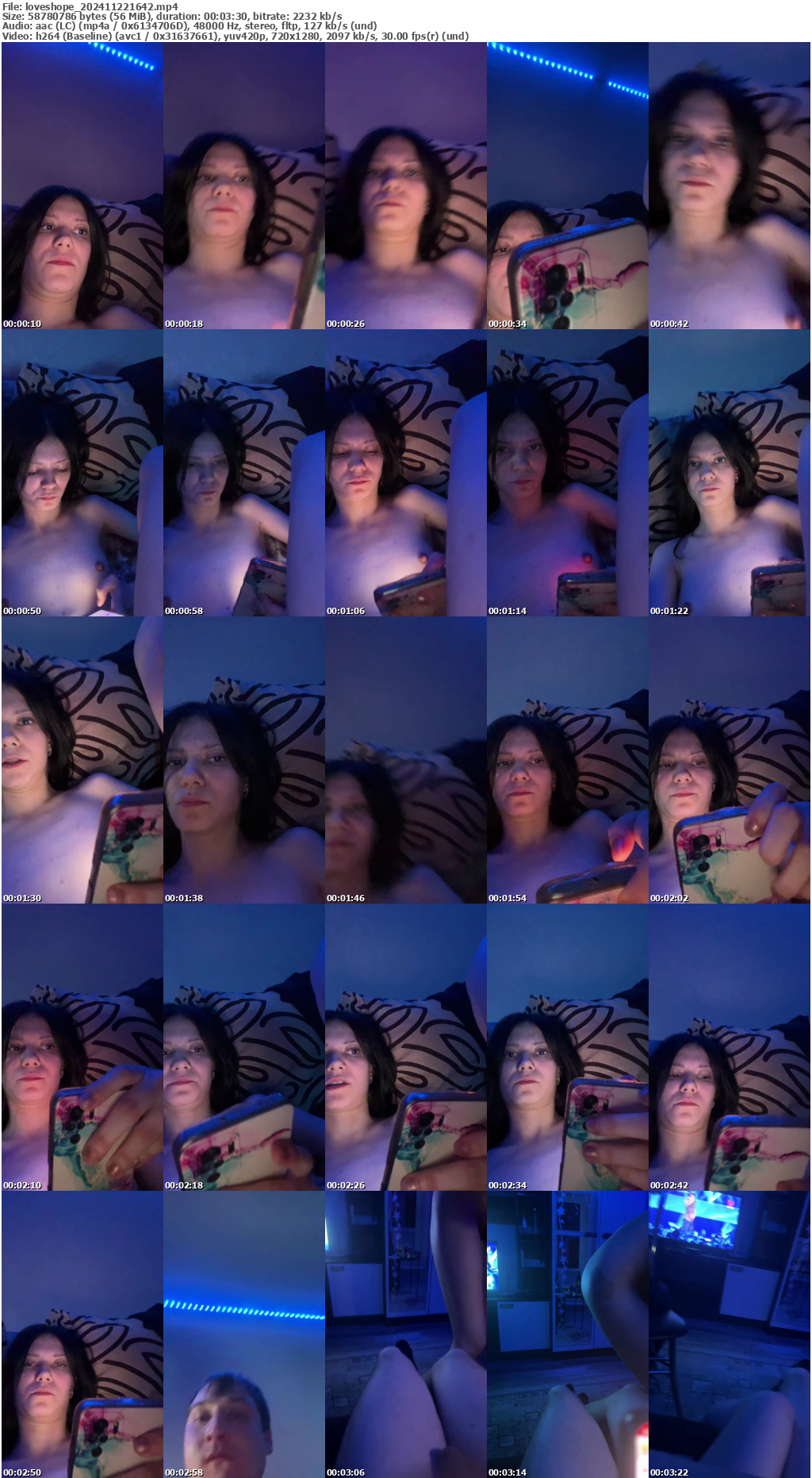 Preview thumb from loveshope on 2024-11-22 @ bongacams