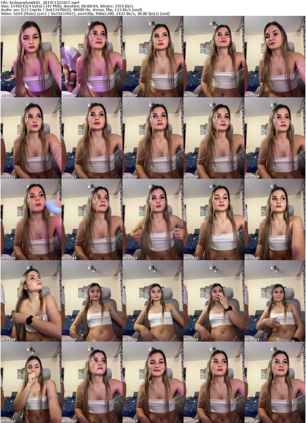 Preview thumb from luckyguyhawk01 on 2024-11-22 @ bongacams