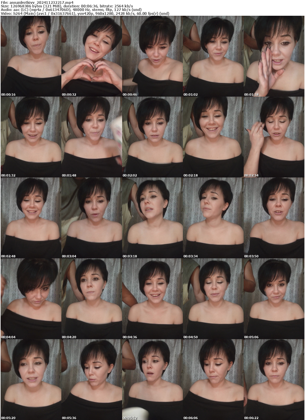 Preview thumb from annaidrotkivv on 2024-11-23 @ bongacams