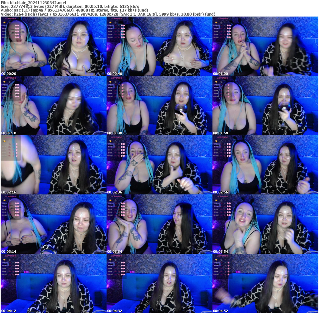 Preview thumb from bitchlair on 2024-11-23 @ bongacams