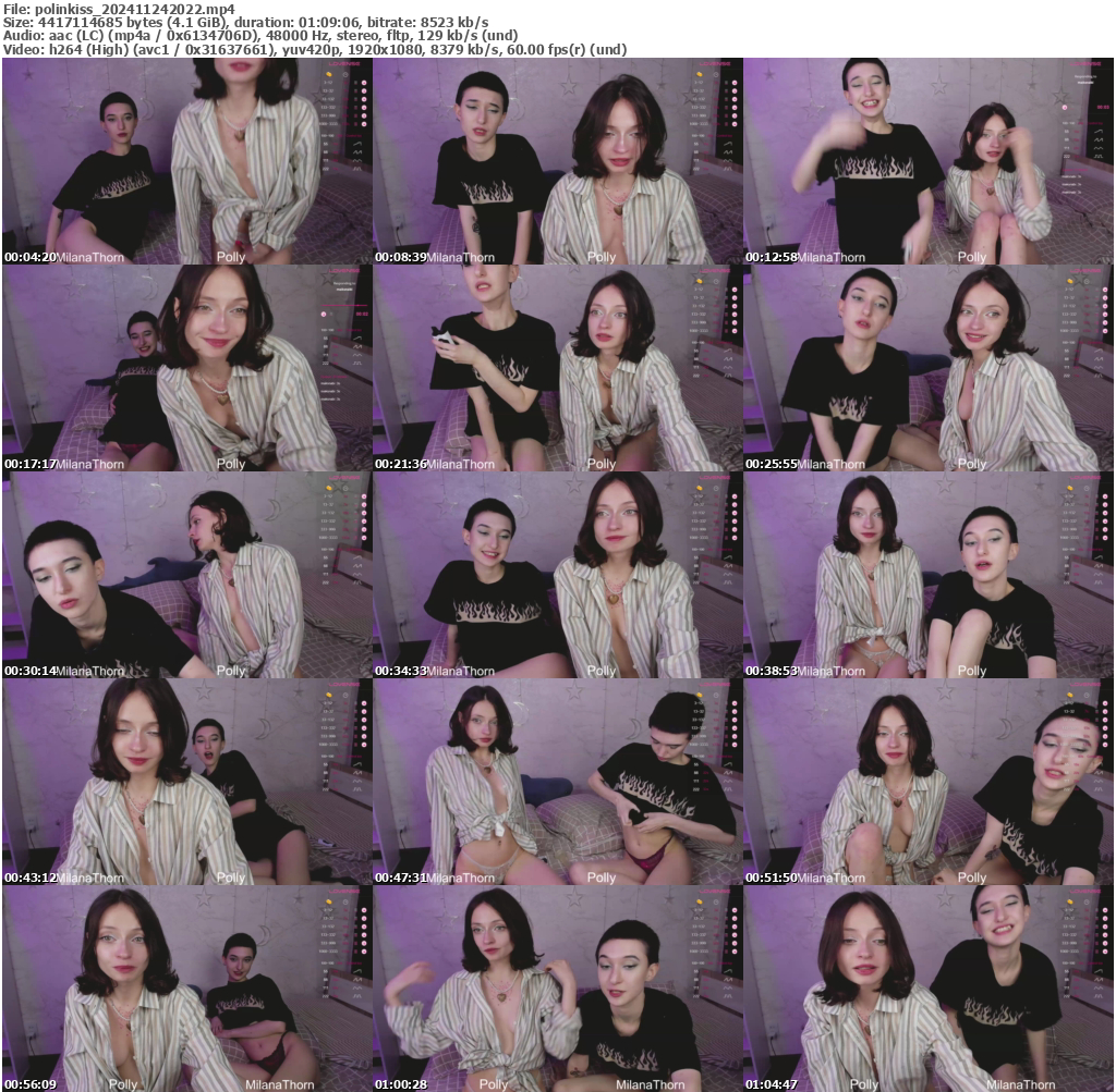 Preview thumb from polinkiss on 2024-11-24 @ bongacams