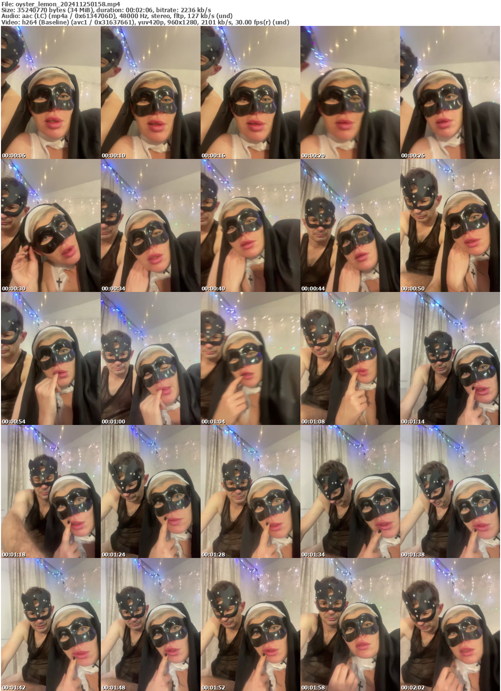 Preview thumb from oyster_lemon on 2024-11-25 @ bongacams