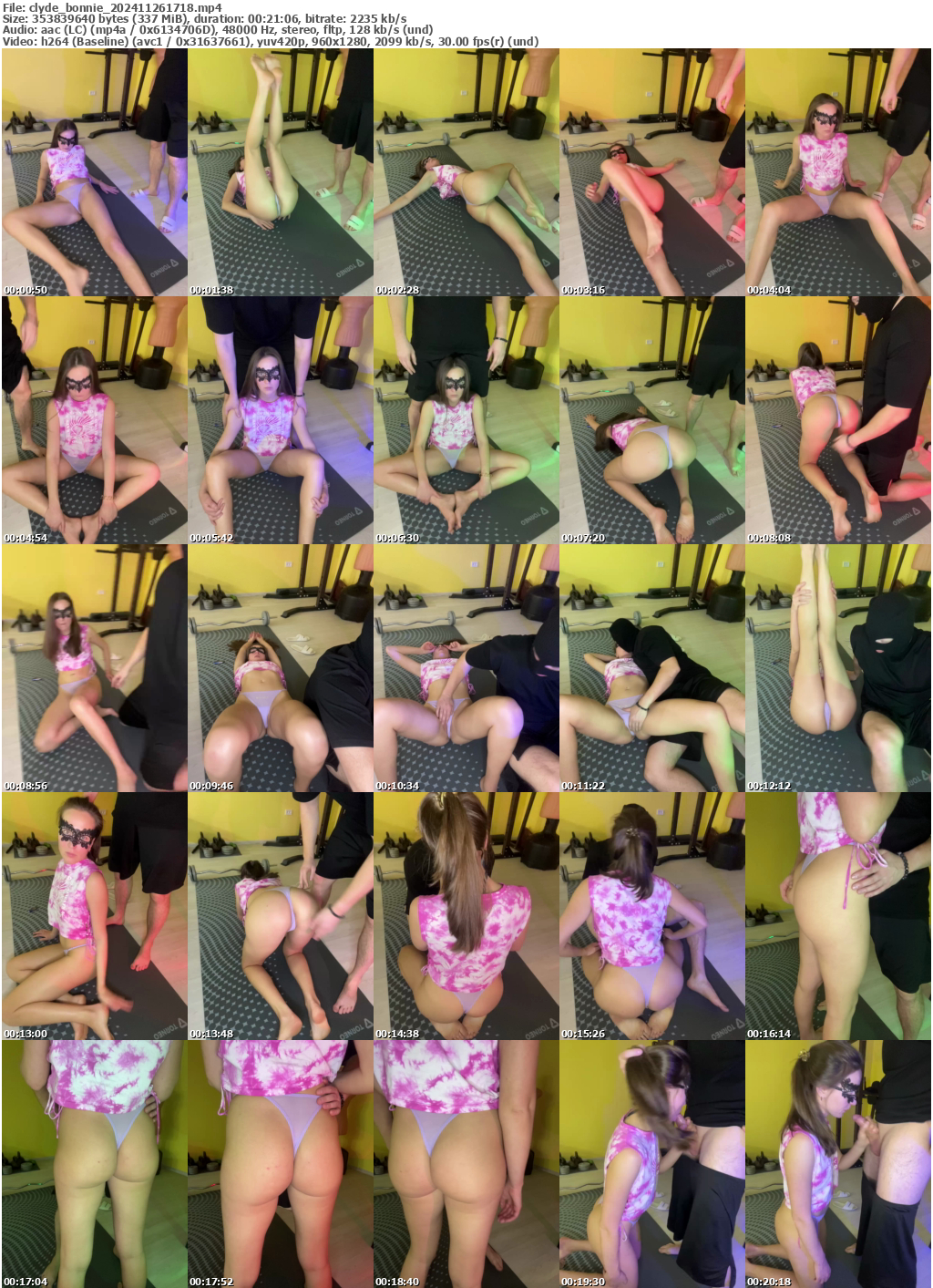 Preview thumb from clyde_bonnie on 2024-11-26 @ bongacams