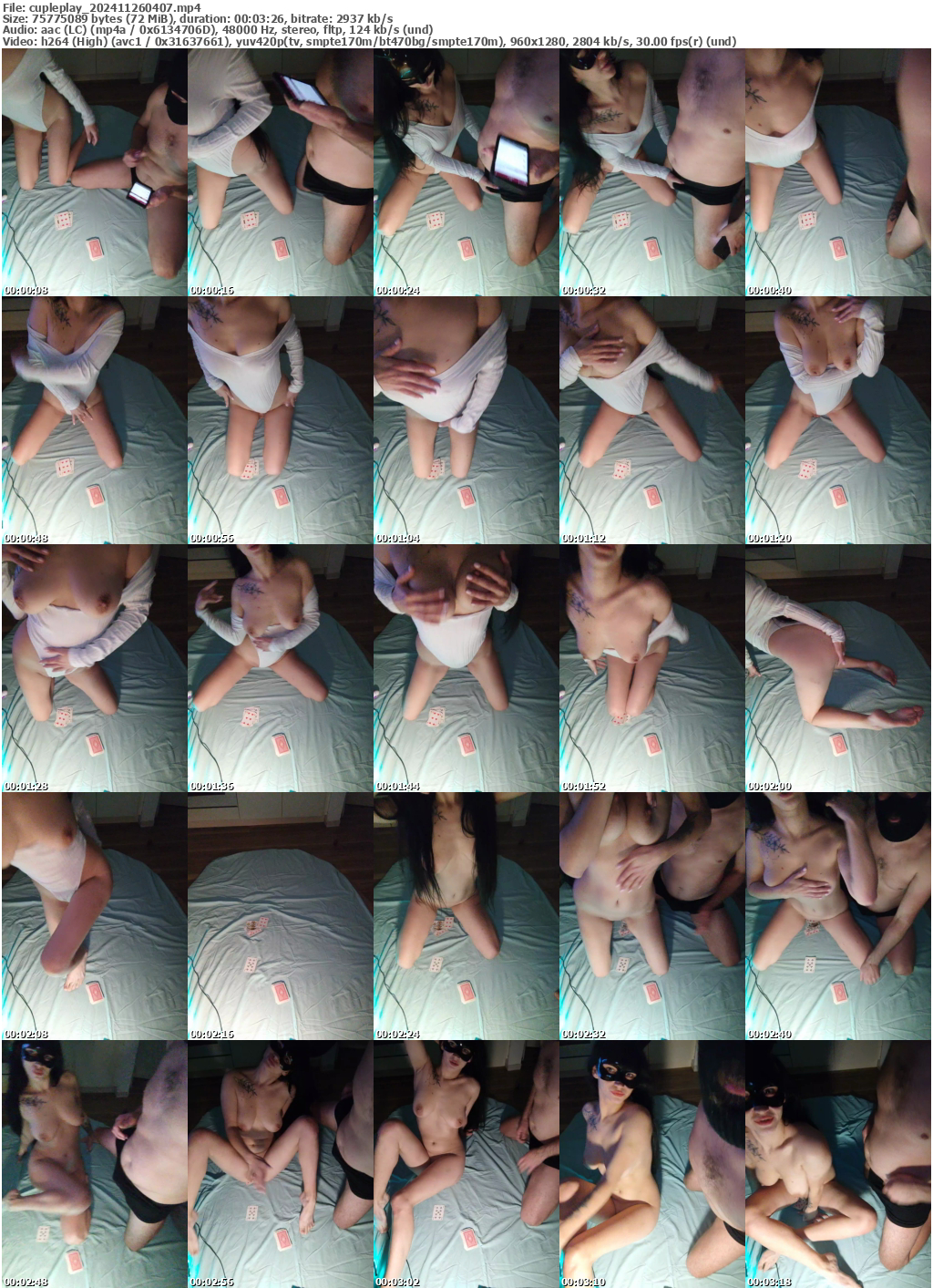 Preview thumb from cupleplay on 2024-11-26 @ bongacams