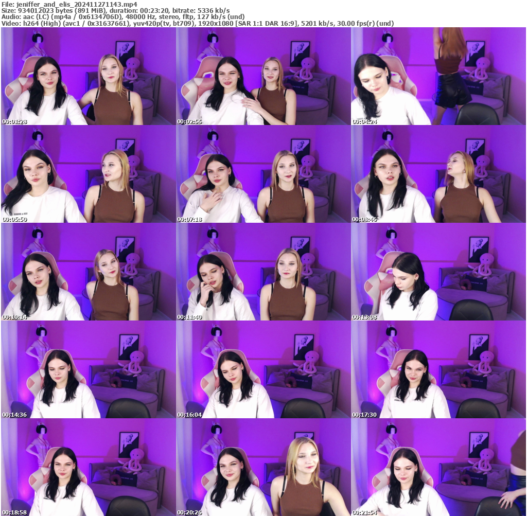 Preview thumb from jeniffer_and_elis on 2024-11-27 @ bongacams