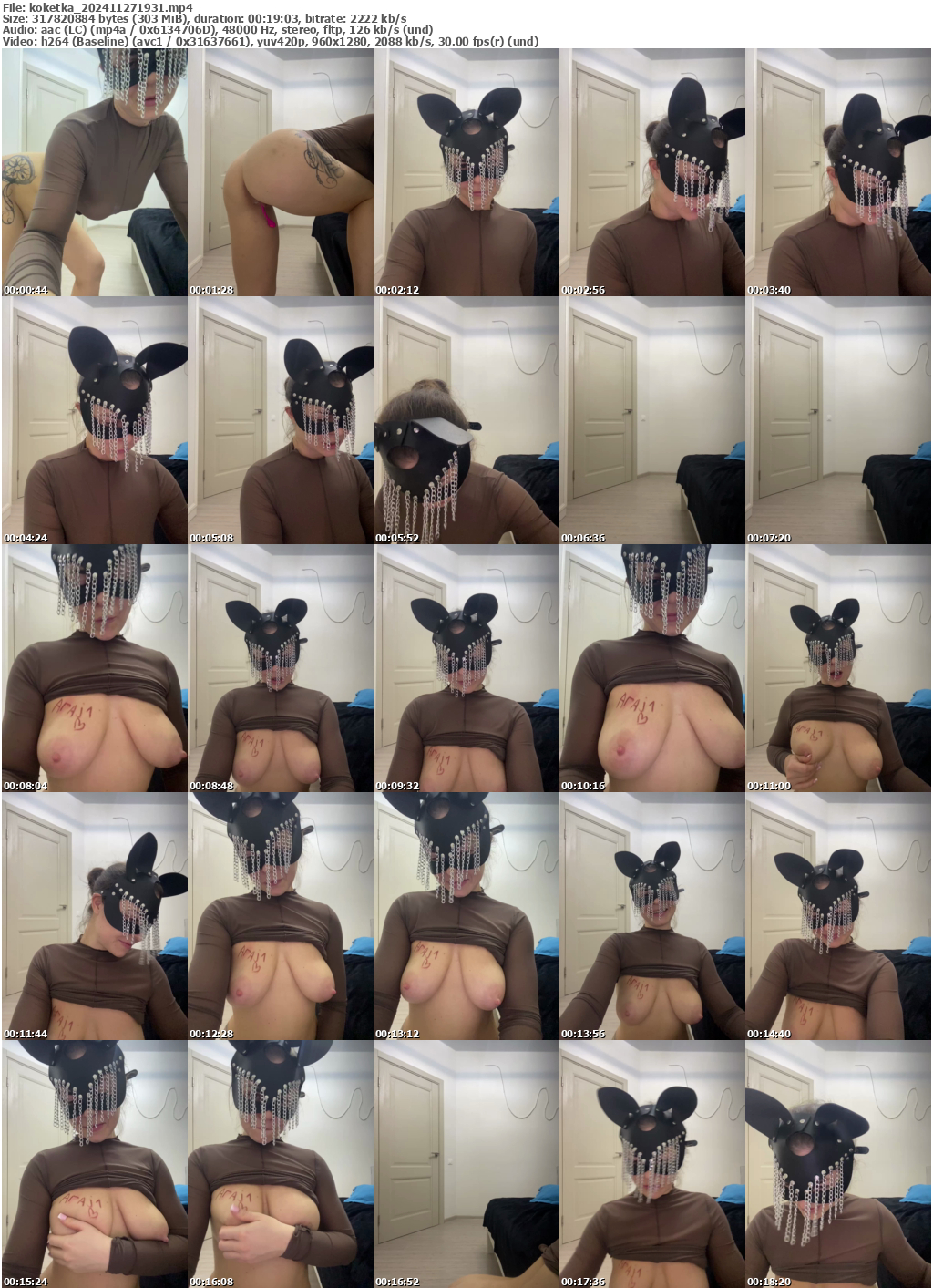 Preview thumb from koketka on 2024-11-27 @ bongacams