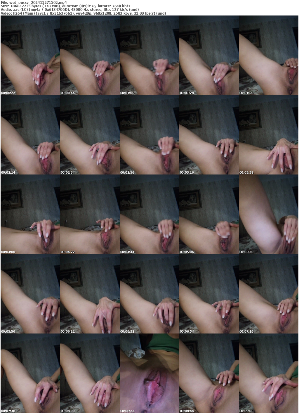 Preview thumb from wet_pussy on 2024-11-27 @ bongacams