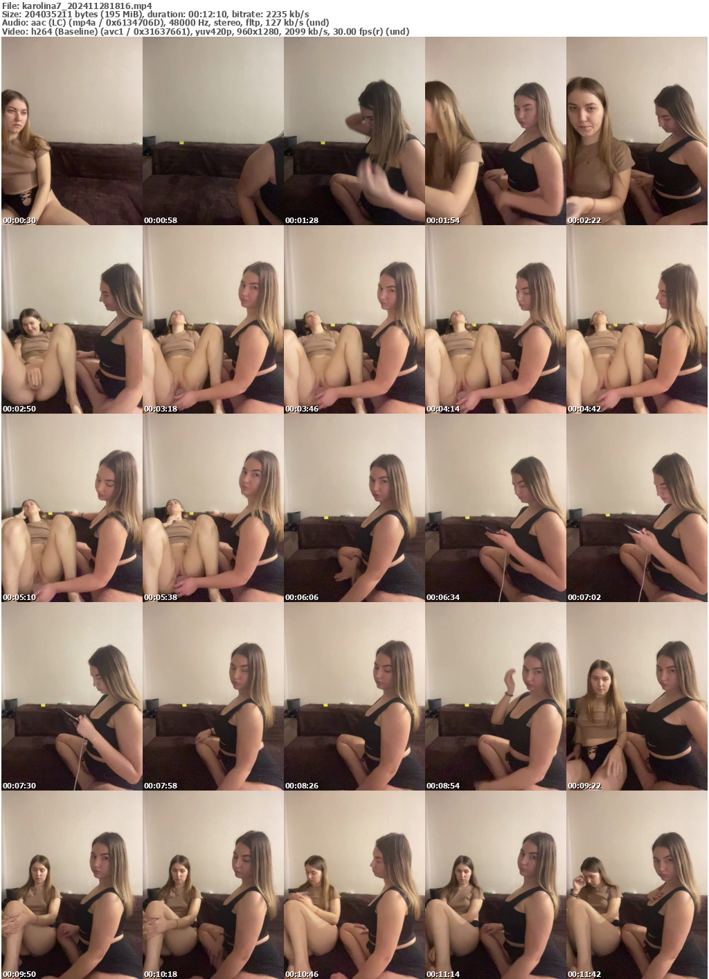 Preview thumb from karolina7 on 2024-11-28 @ bongacams