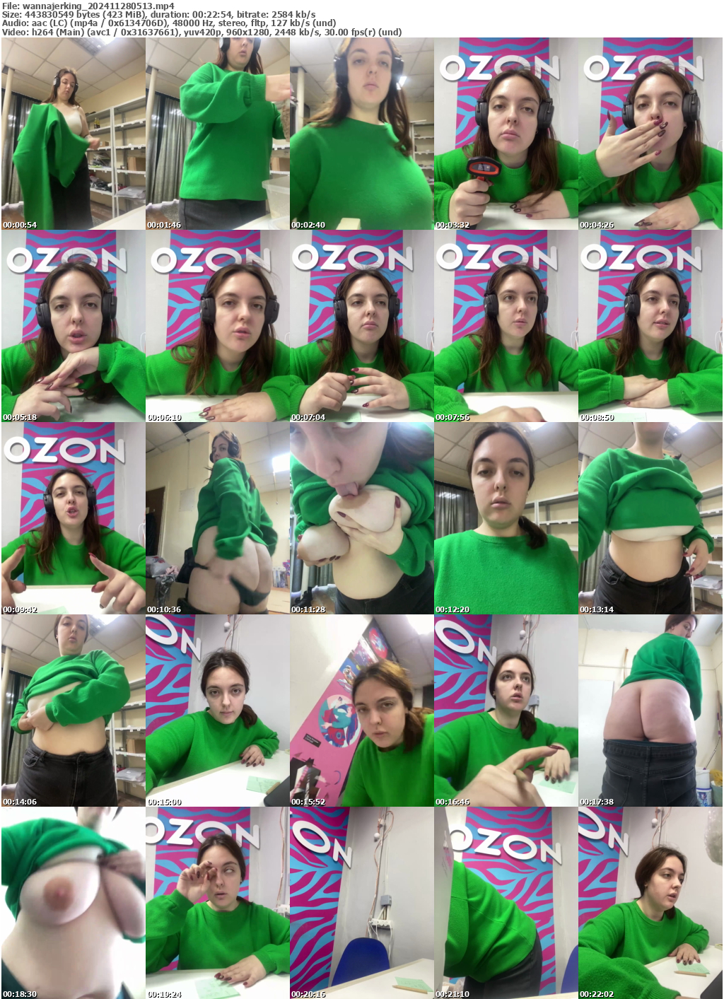 Preview thumb from wannajerking on 2024-11-28 @ bongacams