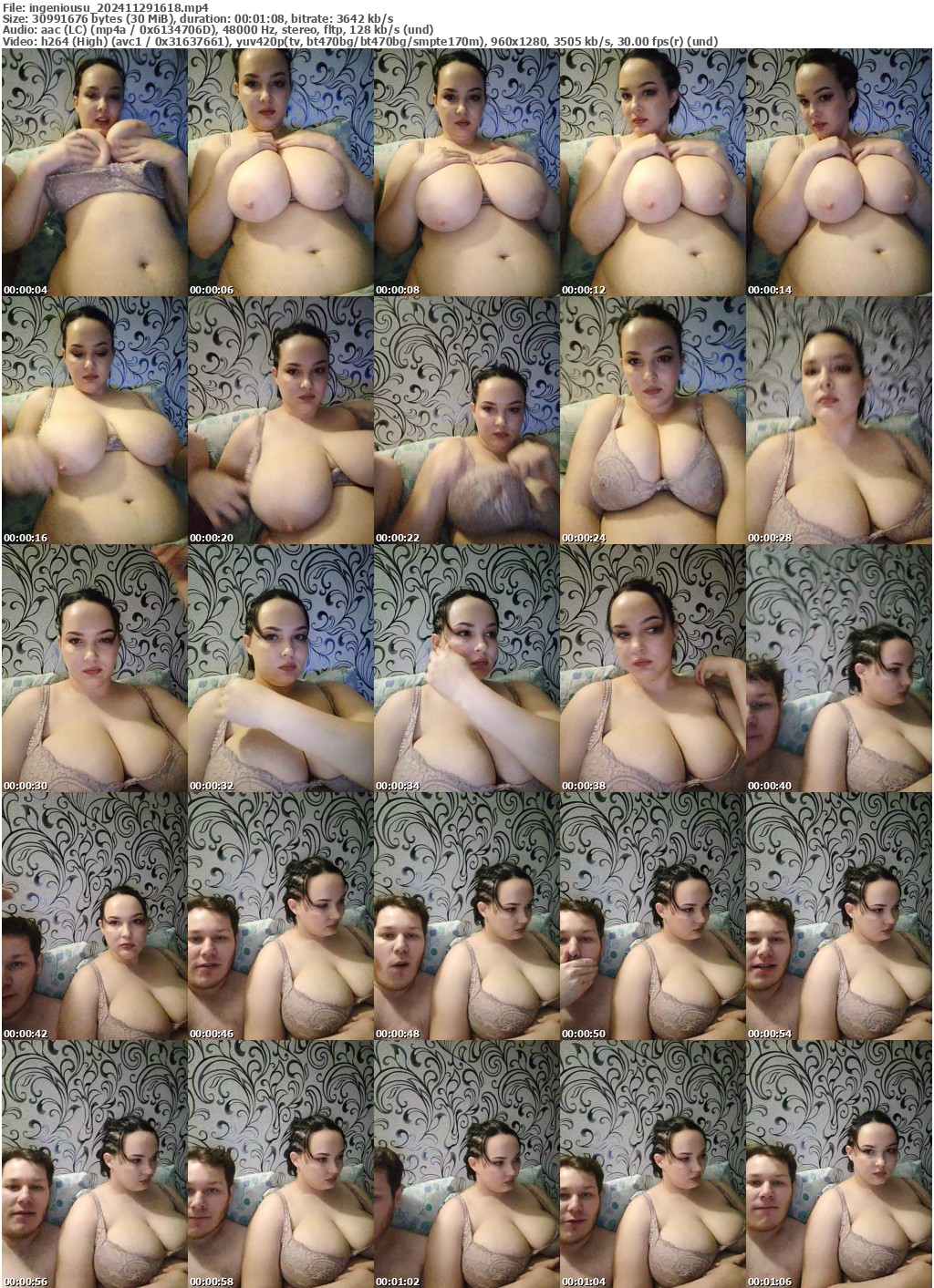 Preview thumb from ingeniousu on 2024-11-29 @ bongacams