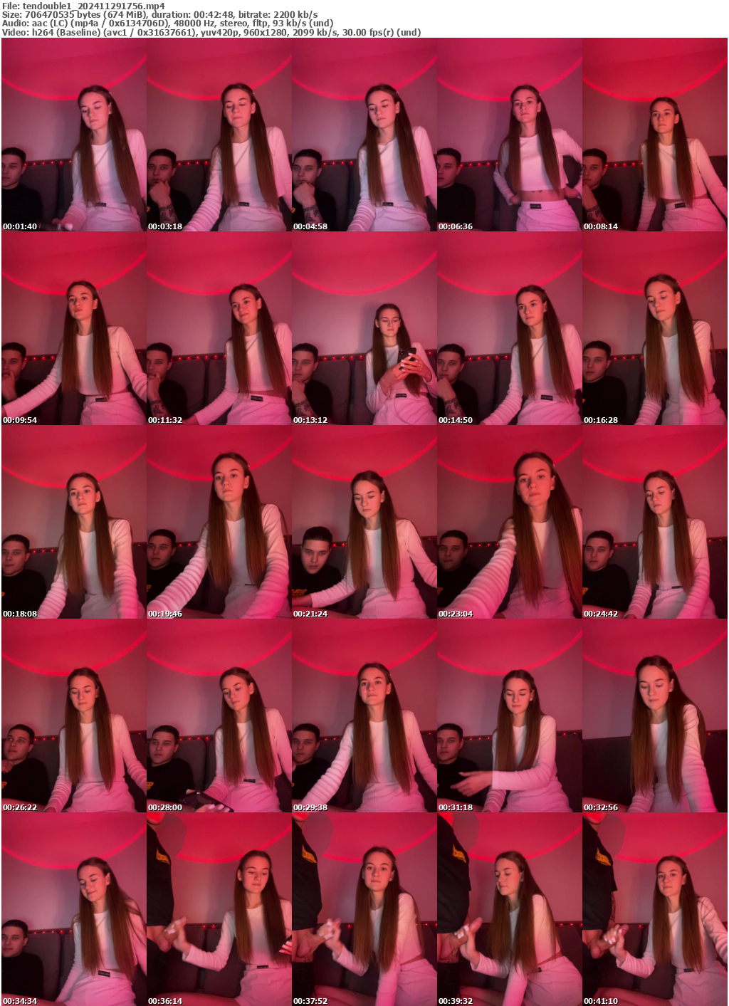 Preview thumb from tendouble1 on 2024-11-29 @ bongacams