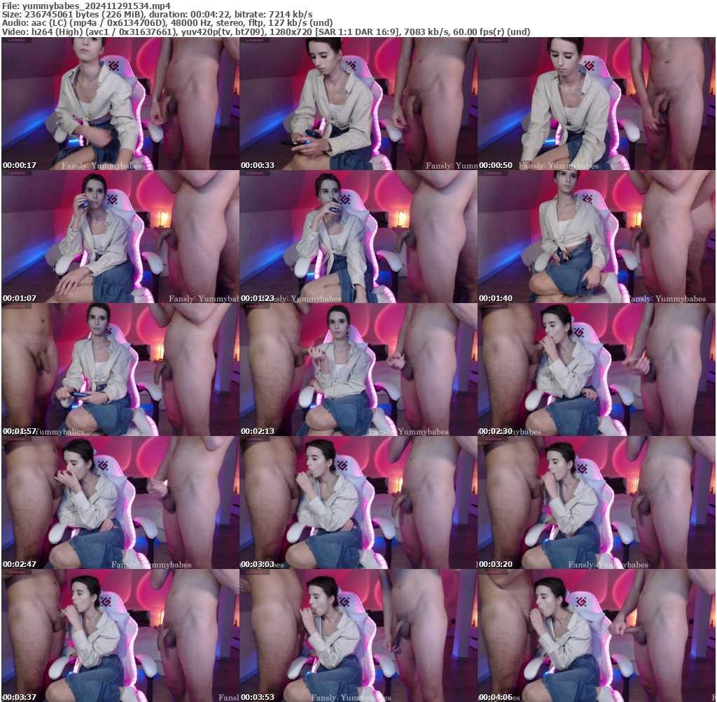 Preview thumb from yummybabes on 2024-11-29 @ bongacams