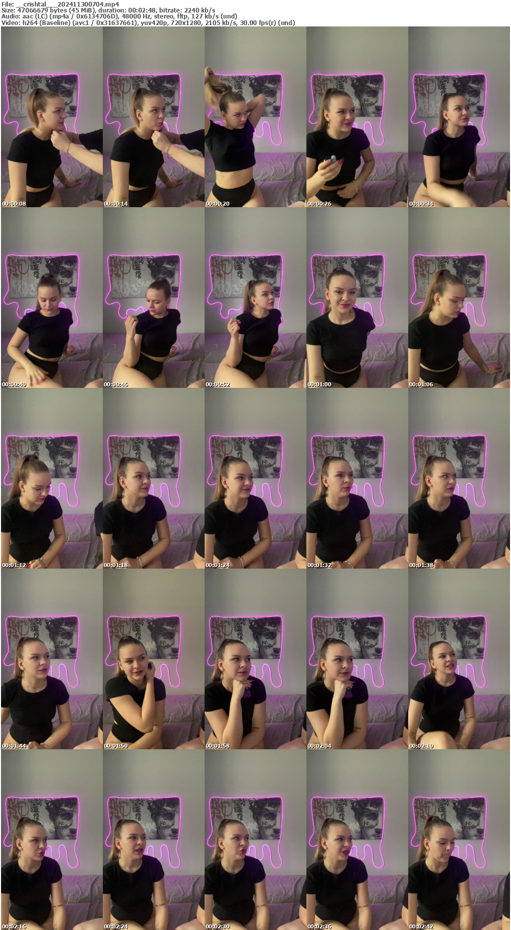 Preview thumb from __crishtal__ on 2024-11-30 @ bongacams