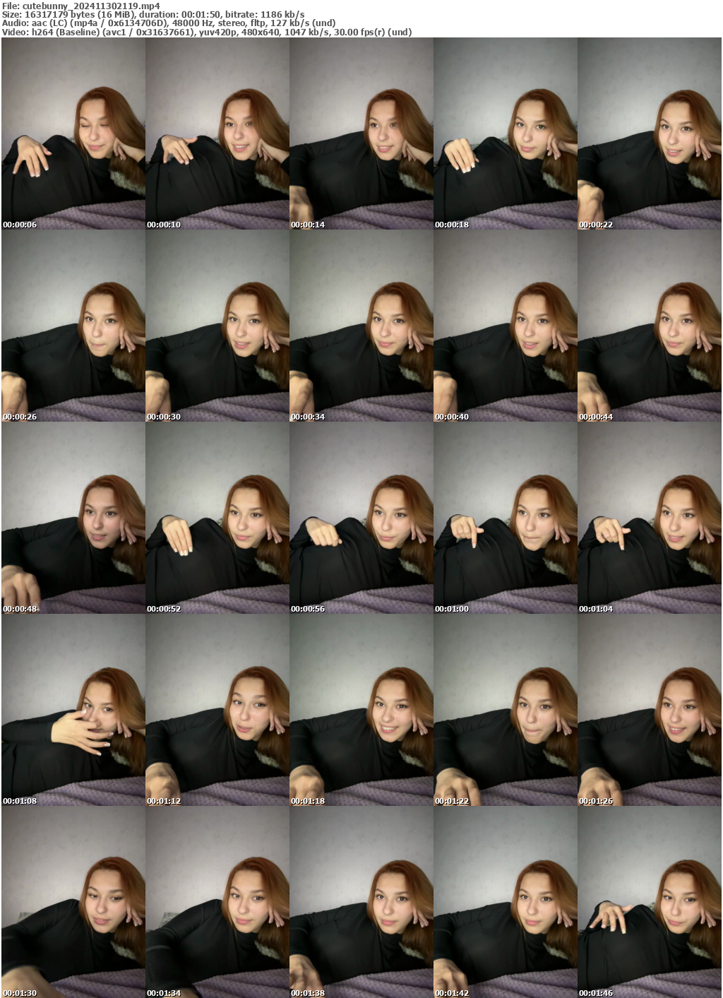 Preview thumb from cutebunny on 2024-11-30 @ bongacams