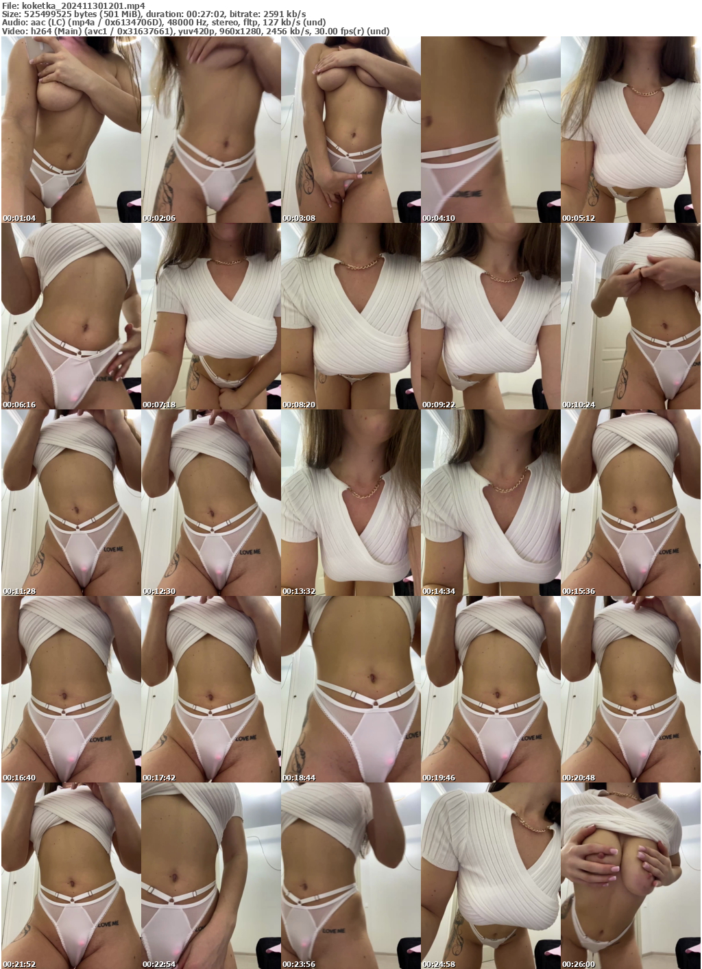 Preview thumb from koketka on 2024-11-30 @ bongacams