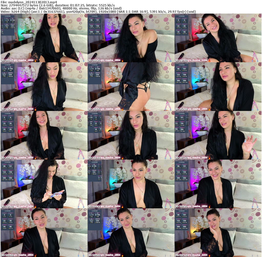 Preview thumb from madelynn on 2024-11-30 @ bongacams