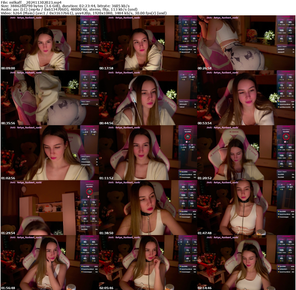 Preview thumb from milkaff_ on 2024-11-30 @ bongacams