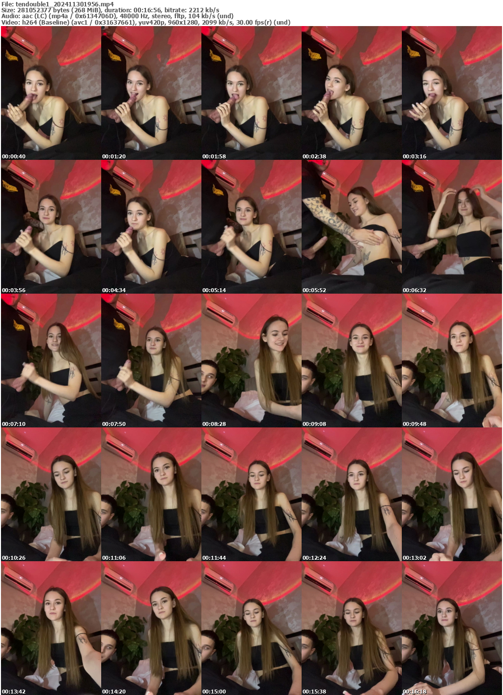 Preview thumb from tendouble1 on 2024-11-30 @ bongacams