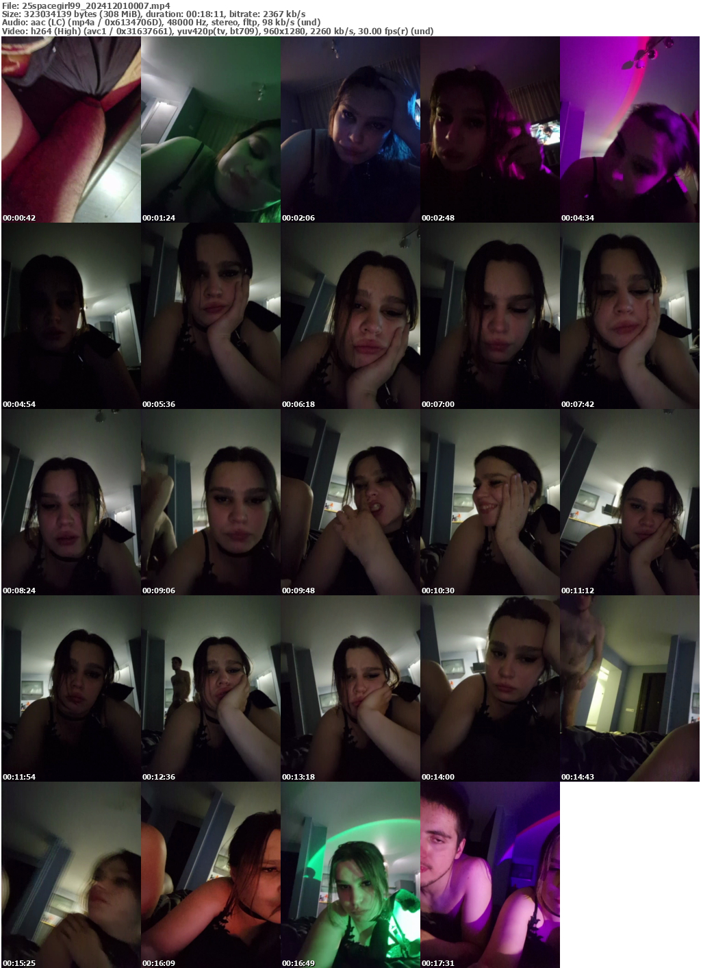 Preview thumb from 25spacegirl99 on 2024-12-01 @ bongacams