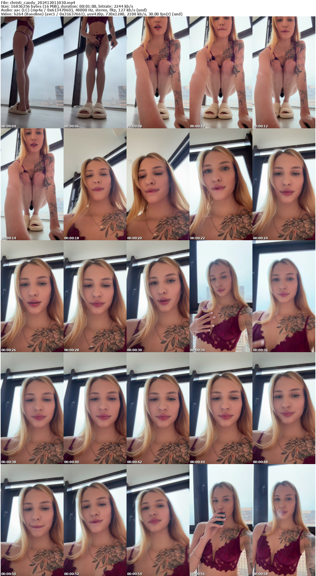 Preview thumb from christi_candy on 2024-12-01 @ bongacams