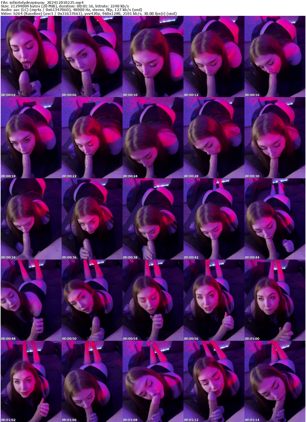 Preview thumb from infinitelydeepinyou on 2024-12-01 @ bongacams