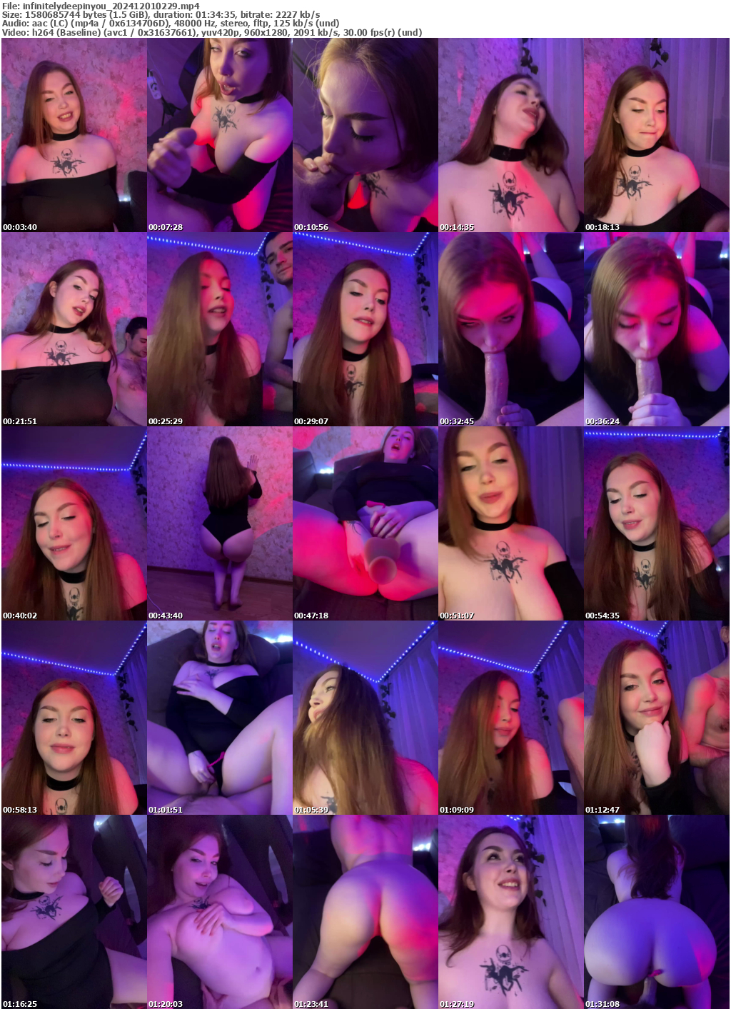 Preview thumb from infinitelydeepinyou on 2024-12-01 @ bongacams