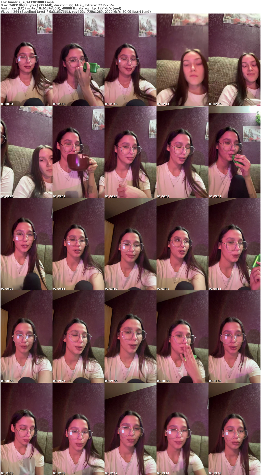 Preview thumb from lunalina on 2024-12-01 @ bongacams