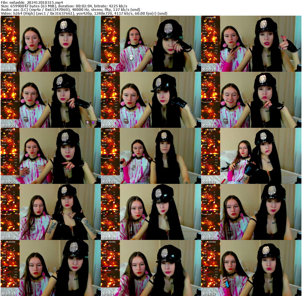 Preview thumb from milashki on 2024-12-01 @ bongacams