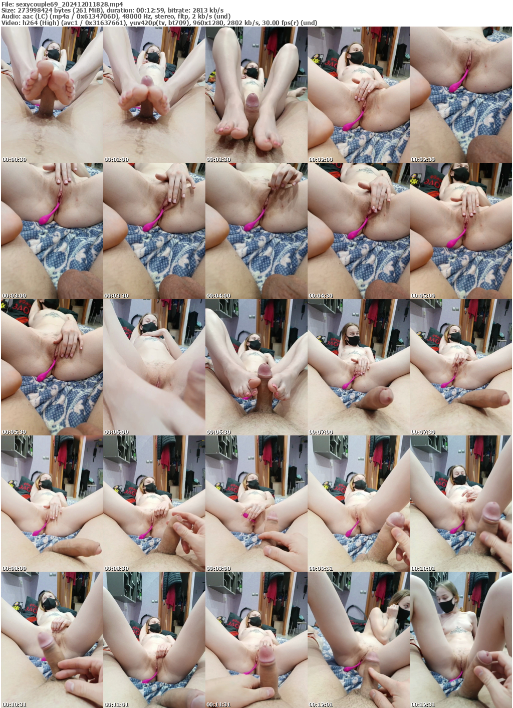 Preview thumb from sexycouple69 on 2024-12-01 @ bongacams