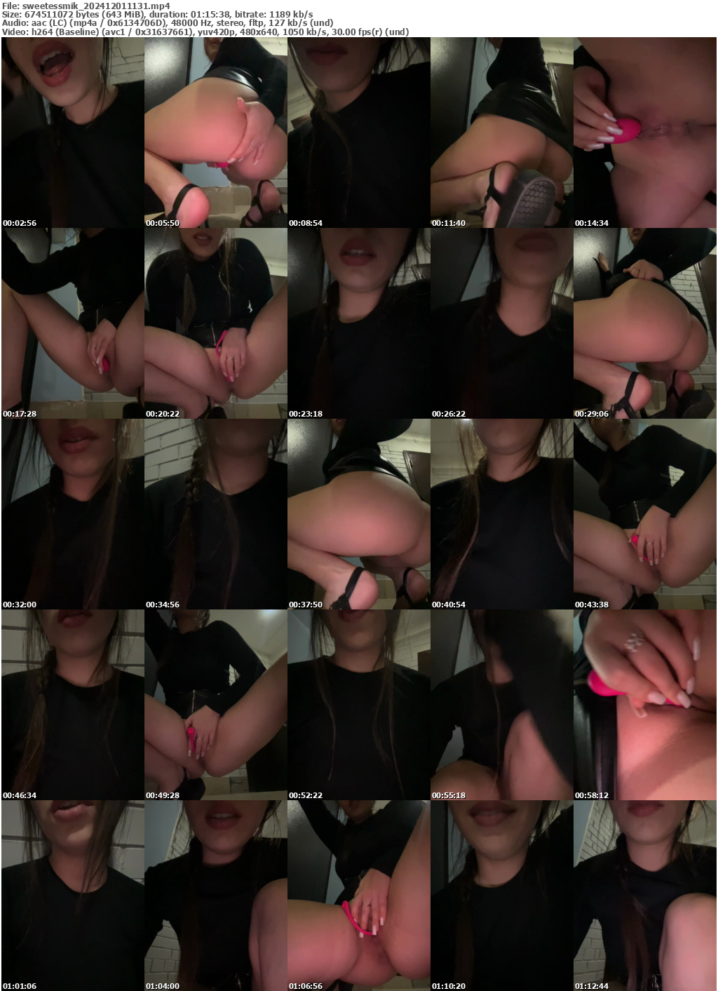 Preview thumb from sweetessmik on 2024-12-01 @ bongacams