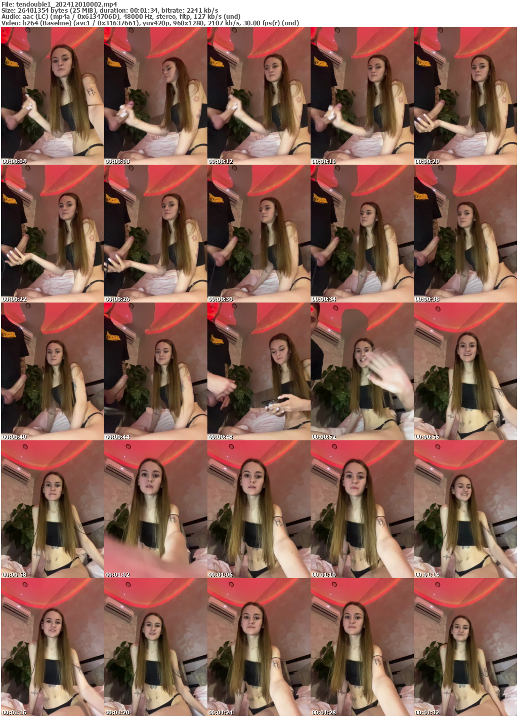 Preview thumb from tendouble1 on 2024-12-01 @ bongacams