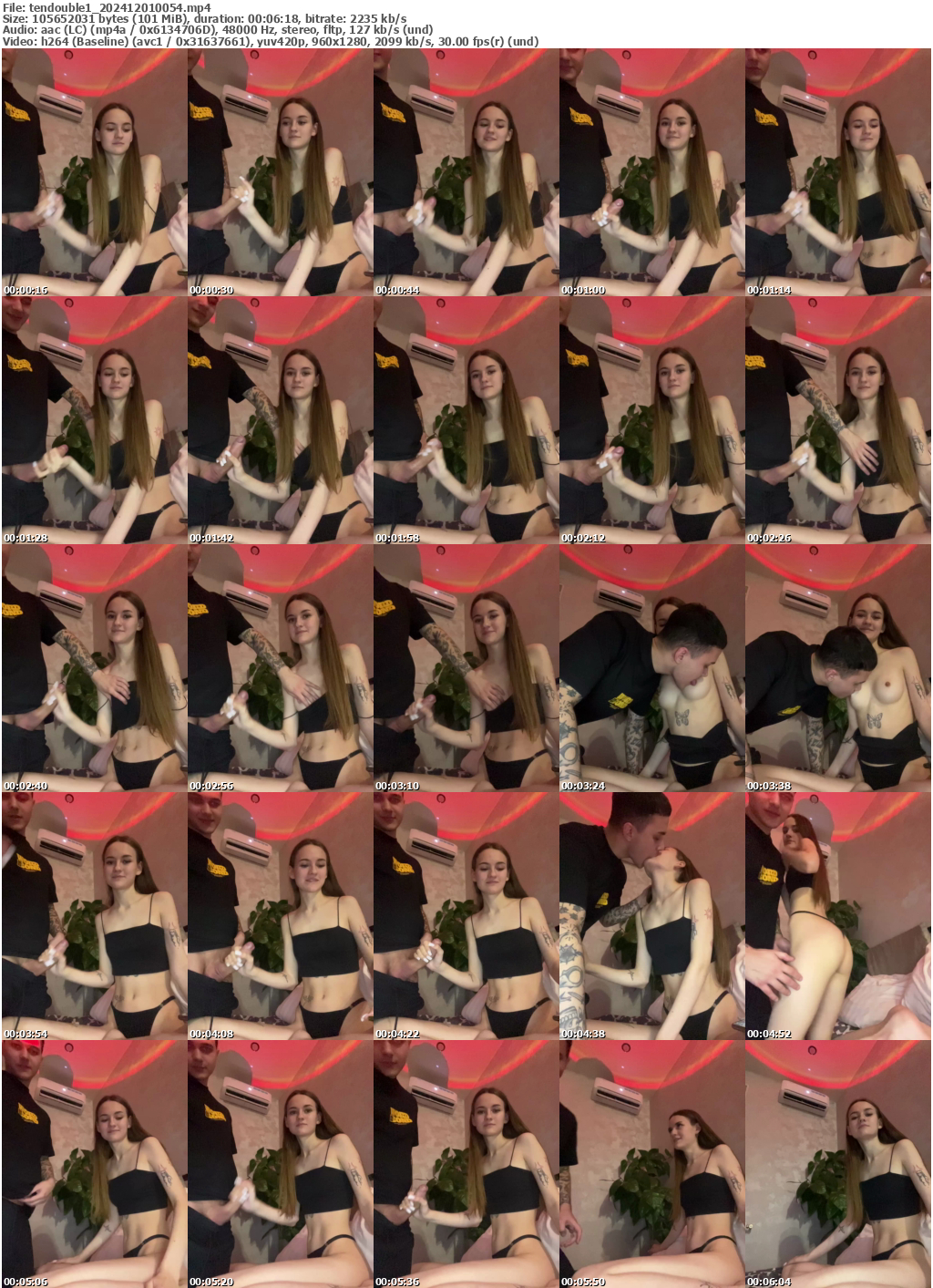 Preview thumb from tendouble1 on 2024-12-01 @ bongacams