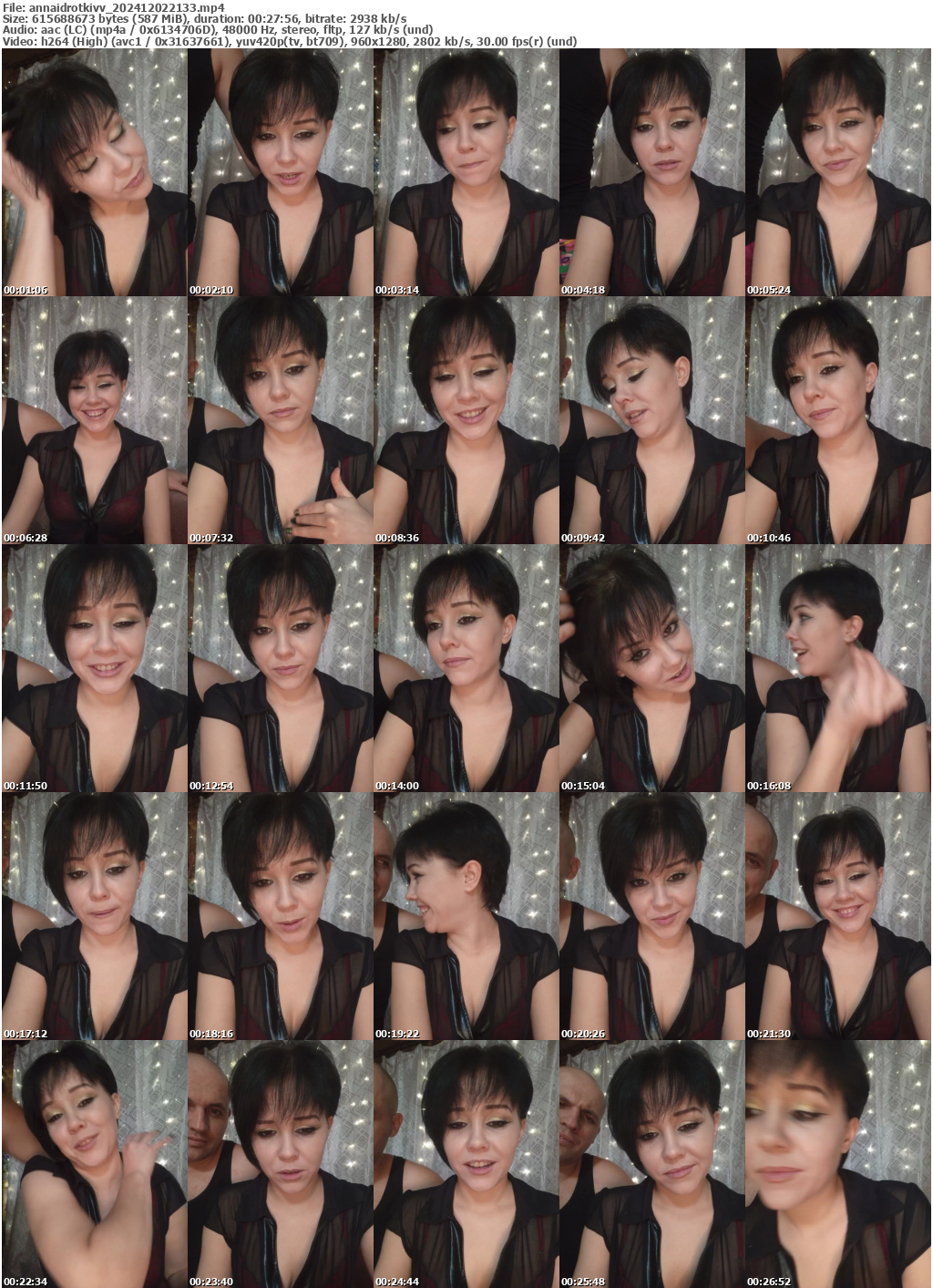 Preview thumb from annaidrotkivv on 2024-12-02 @ bongacams