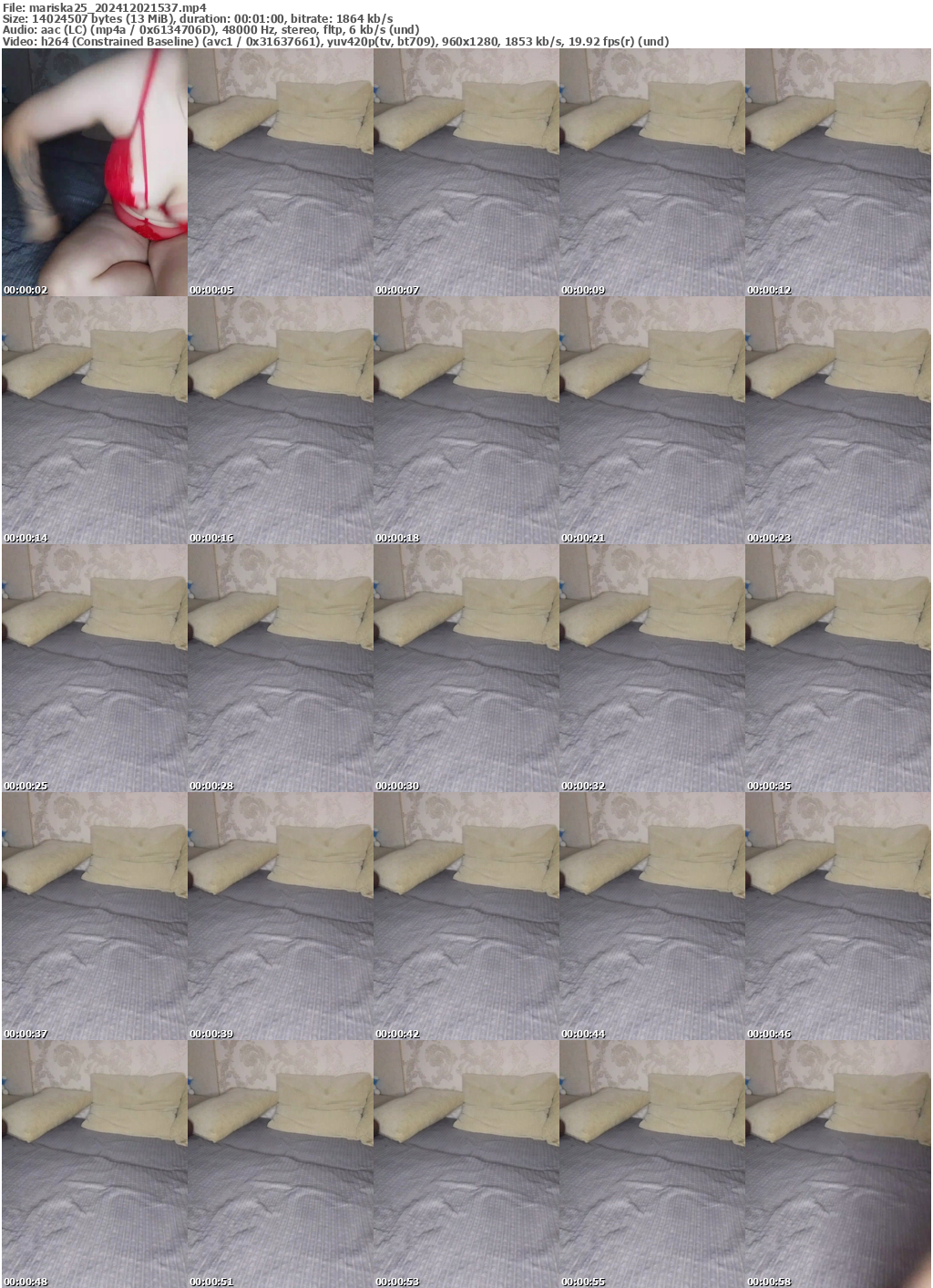 Preview thumb from mariska25 on 2024-12-02 @ bongacams