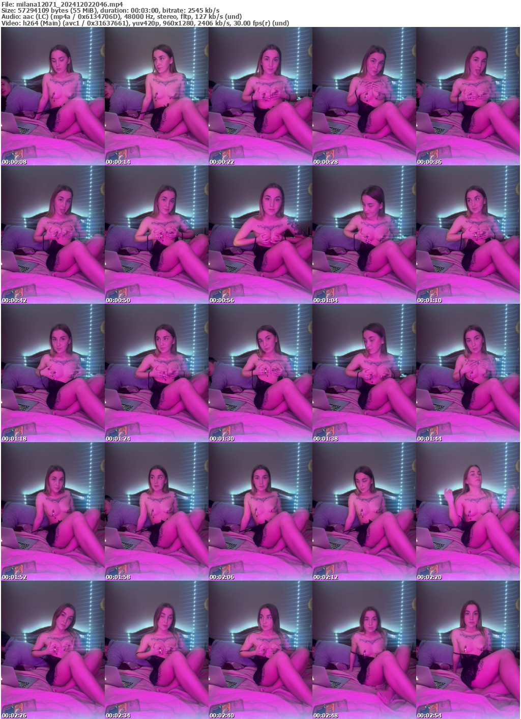 Preview thumb from milana12071 on 2024-12-02 @ bongacams