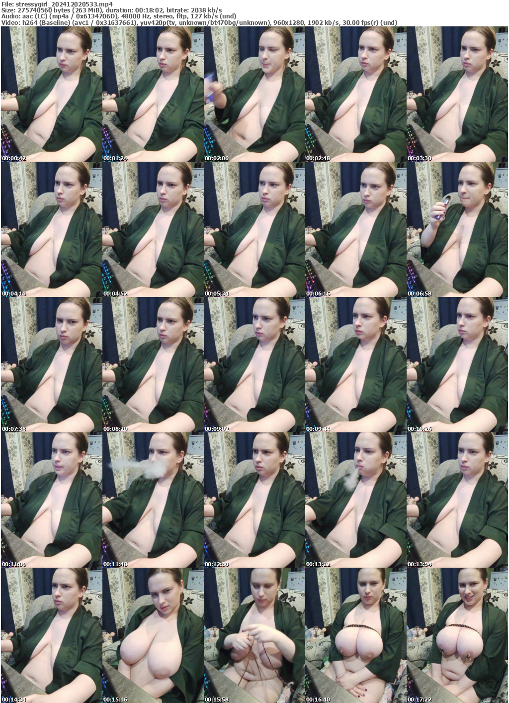 Preview thumb from stressygirl on 2024-12-02 @ bongacams