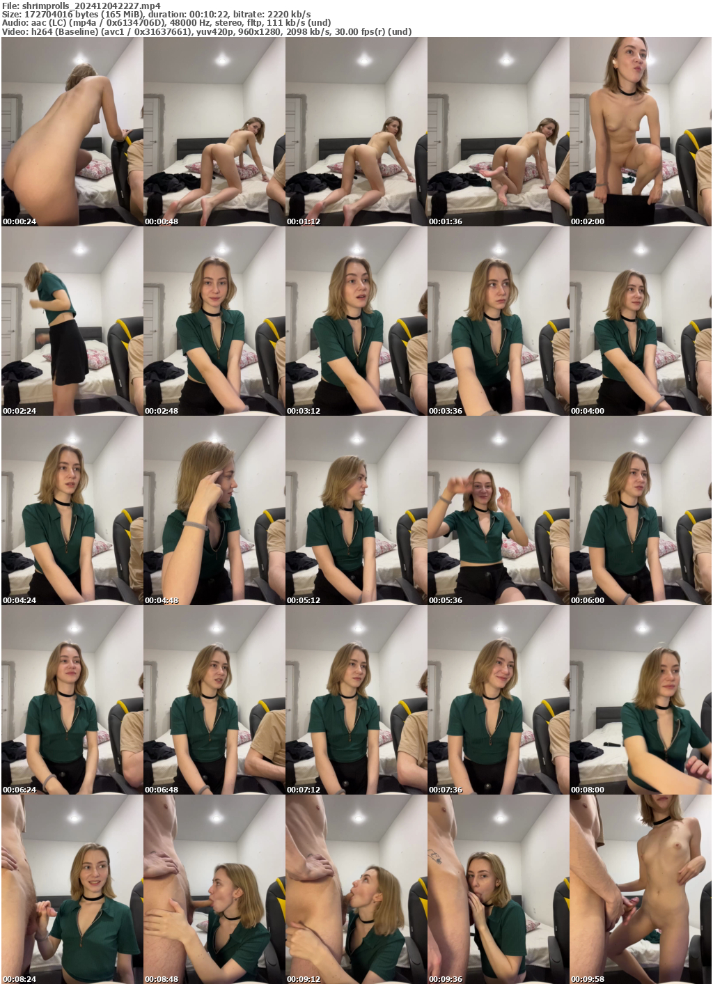 Preview thumb from shrimprolls on 2024-12-04 @ bongacams