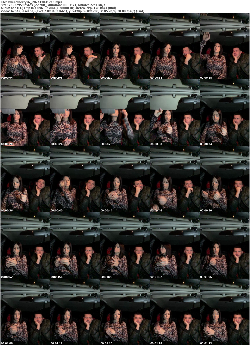 Preview thumb from sweetcherry96 on 2024-12-04 @ bongacams