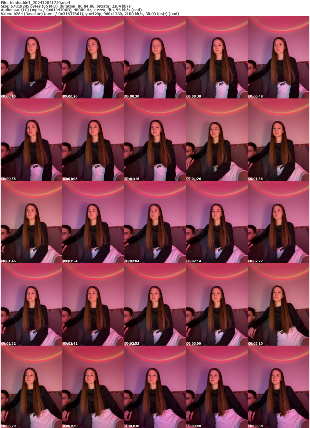 Preview thumb from tendouble1 on 2024-12-04 @ bongacams