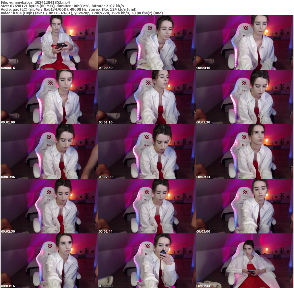 Preview thumb from yummybabes on 2024-12-04 @ bongacams