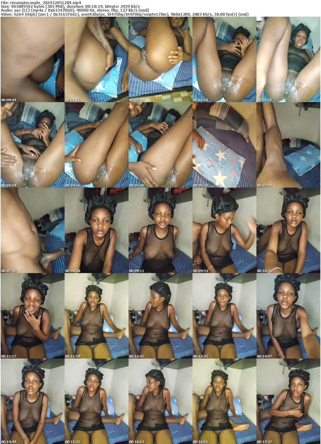 Preview thumb from creampiecouple on 2024-12-05 @ bongacams