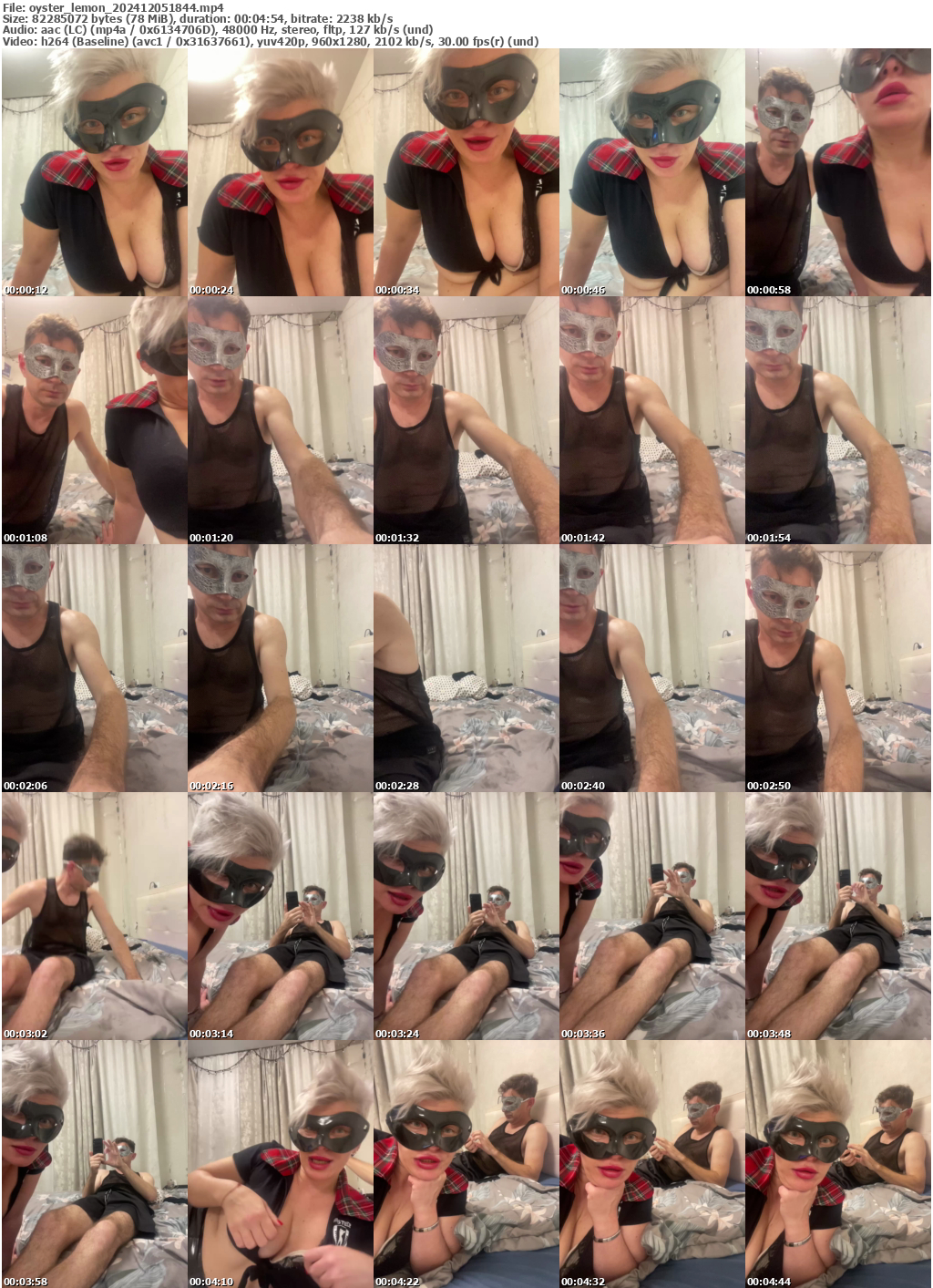 Preview thumb from oyster_lemon on 2024-12-05 @ bongacams